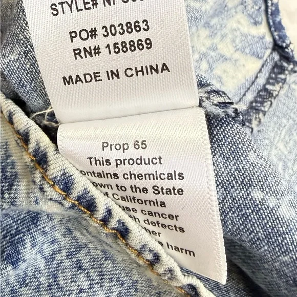 Promesa Acid wash stone wash Denim 80’s 90’s crop top look retro Romper sz S - Picture 8 of 9